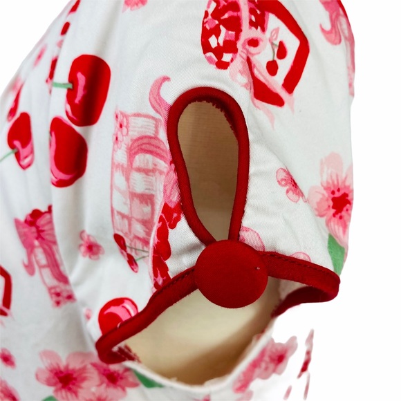 Voodoo Vixen Vintage-Inspired Cherry Print Dress - Picture 5 of 14